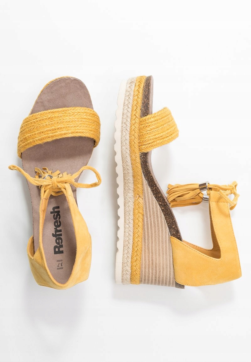 Espadryle damskie na koturnie Refresh 41 Kod producenta brak