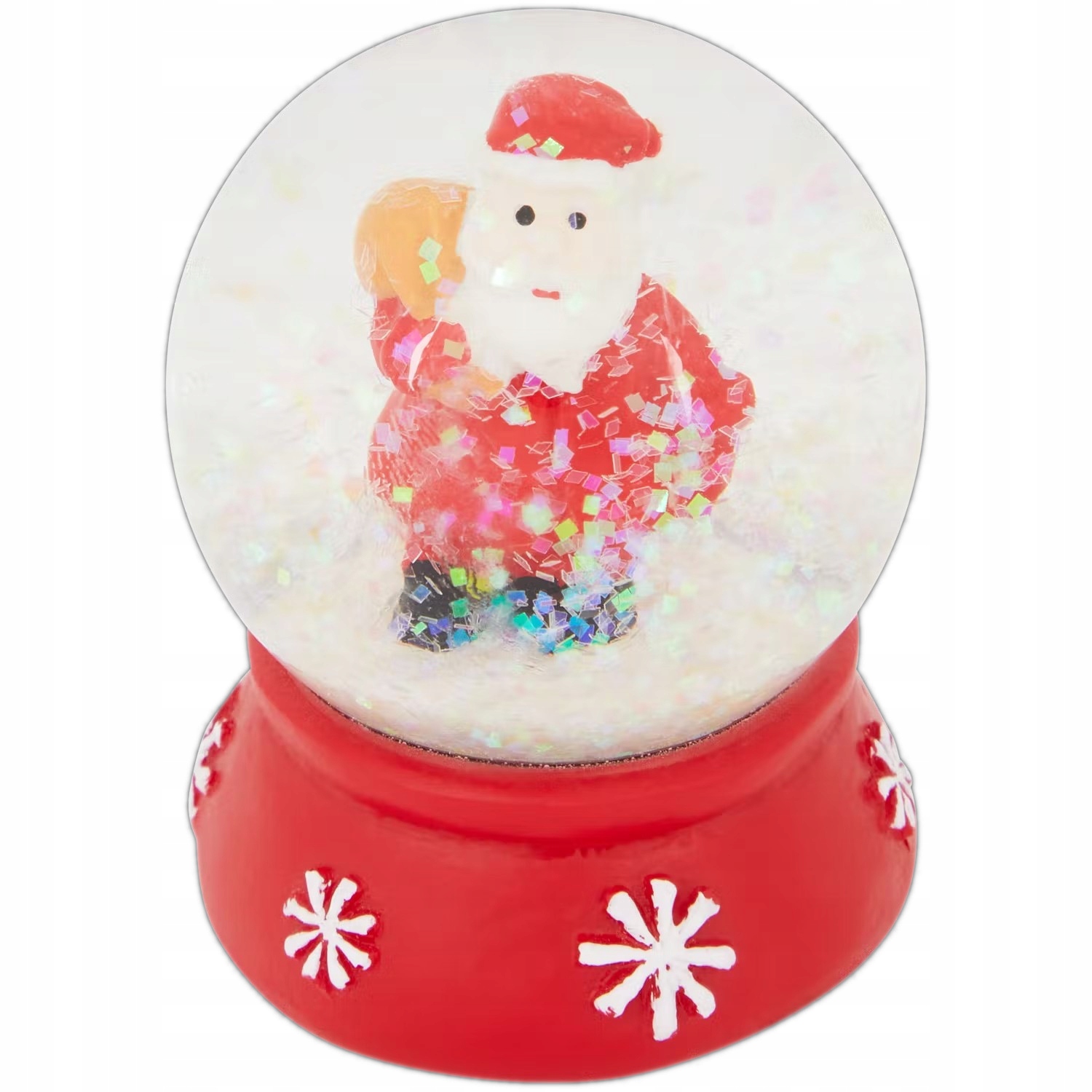 

Świąteczna kula wodna z Mikołajem| 5,5cm czerwony