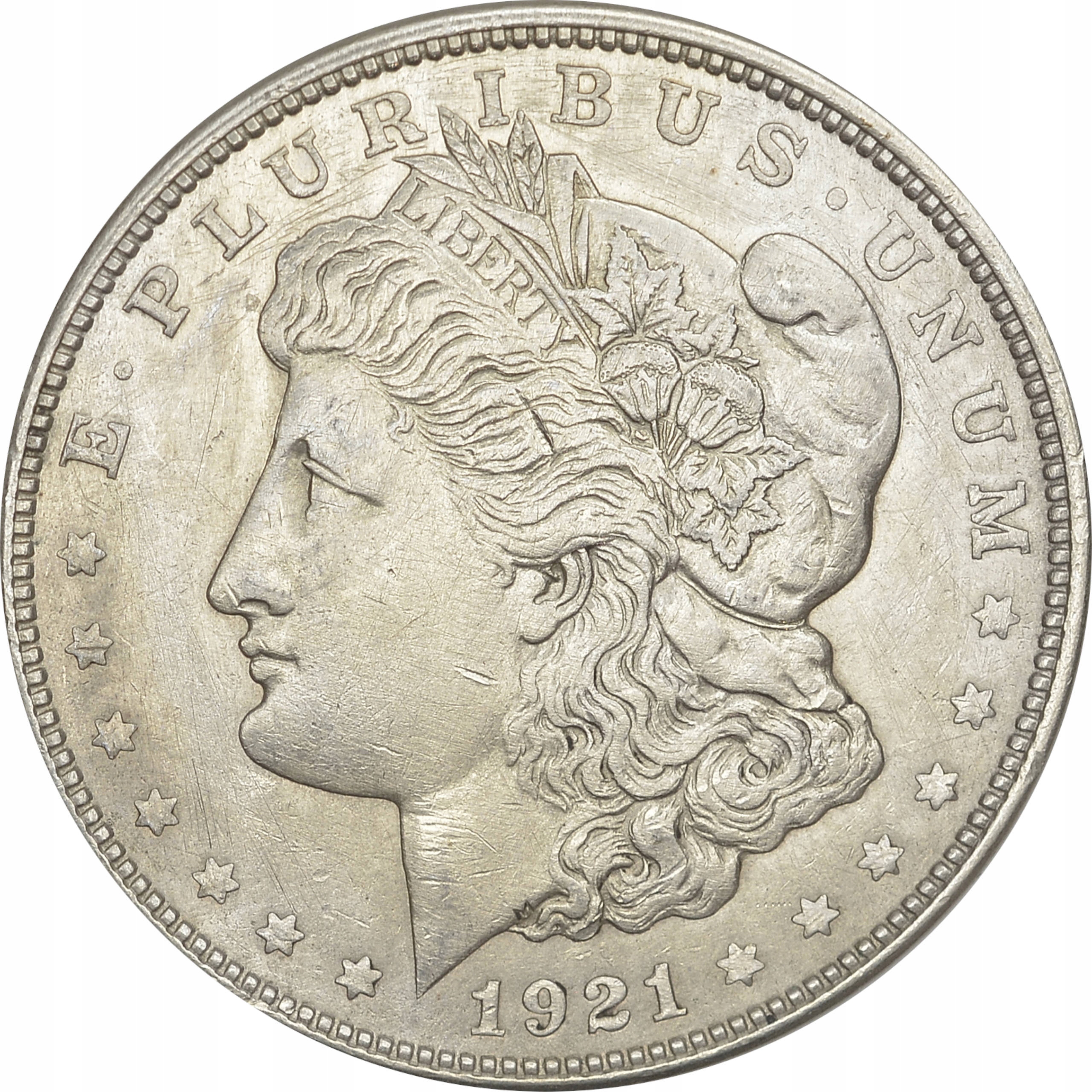 14.gy.USA, 1 DOLAR 1921 D Morgan