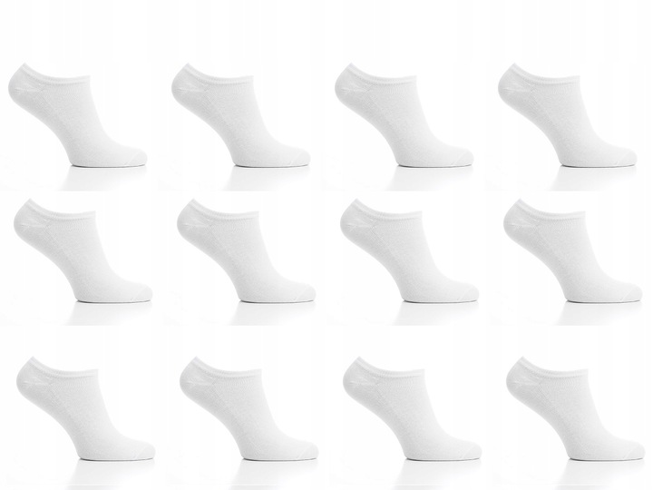 

12x Stopki Bawełna Męskie Skarpetki Niskie 39-42