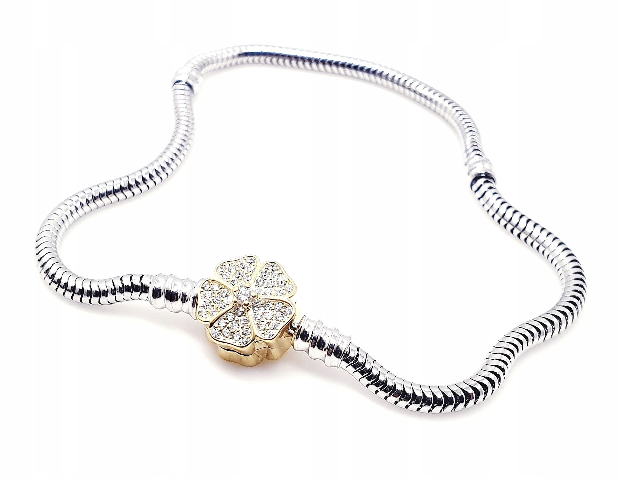 

Bransoletka Złota Do Charms Pandora Moments 19 cm
