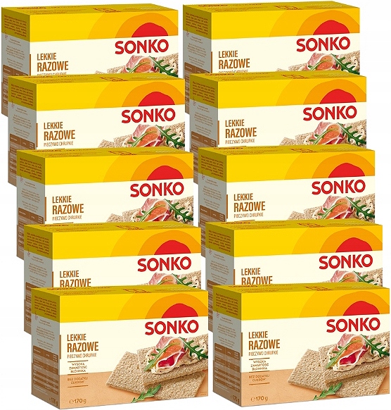 Sonko Pečivo Lehké Jednorázové 170g x10