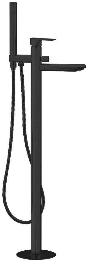 Spy vaňová batéria do podlahy, čierna mat (PY21/15) /ka/