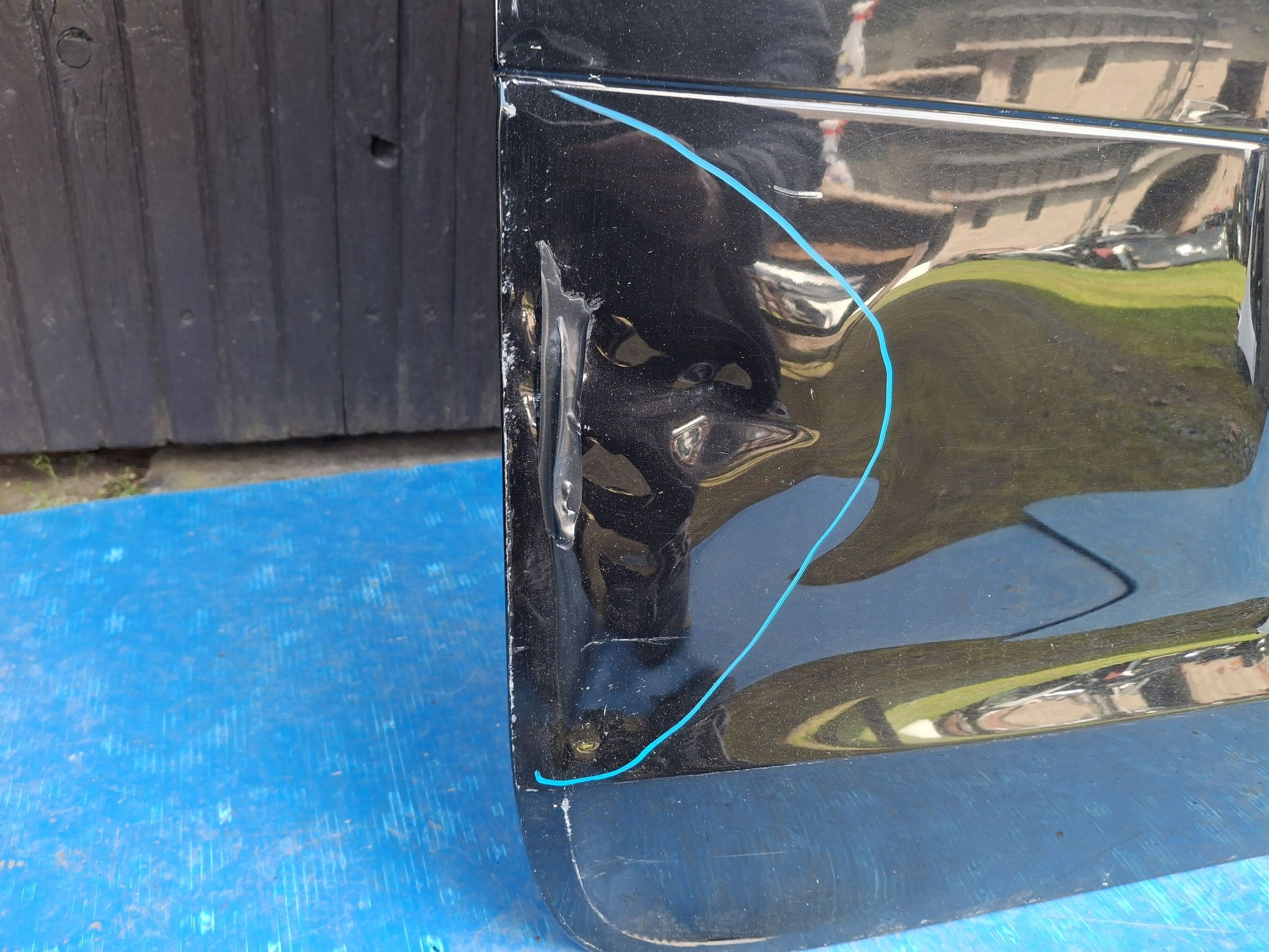 boot doors MERCEDES VITO below SZYBE W447 2014R->