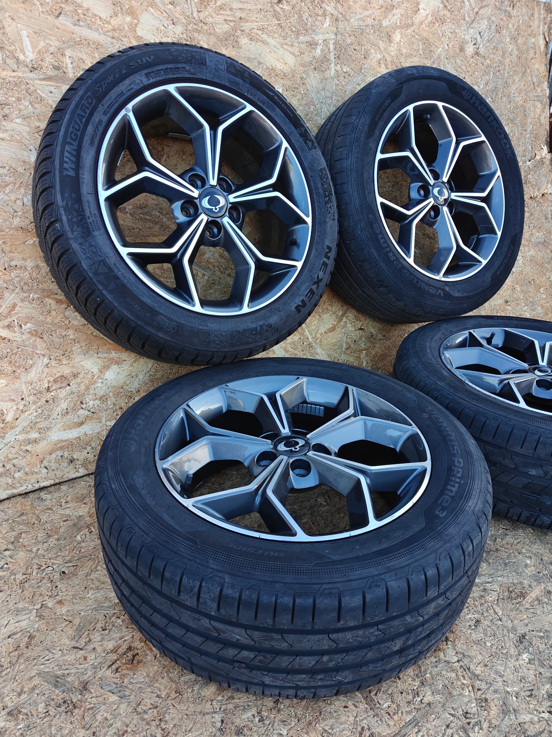 kolesá disky SSANGYOUNG KGM KORANDO IV C300 41730-37100 235 55 18 HANKOOK