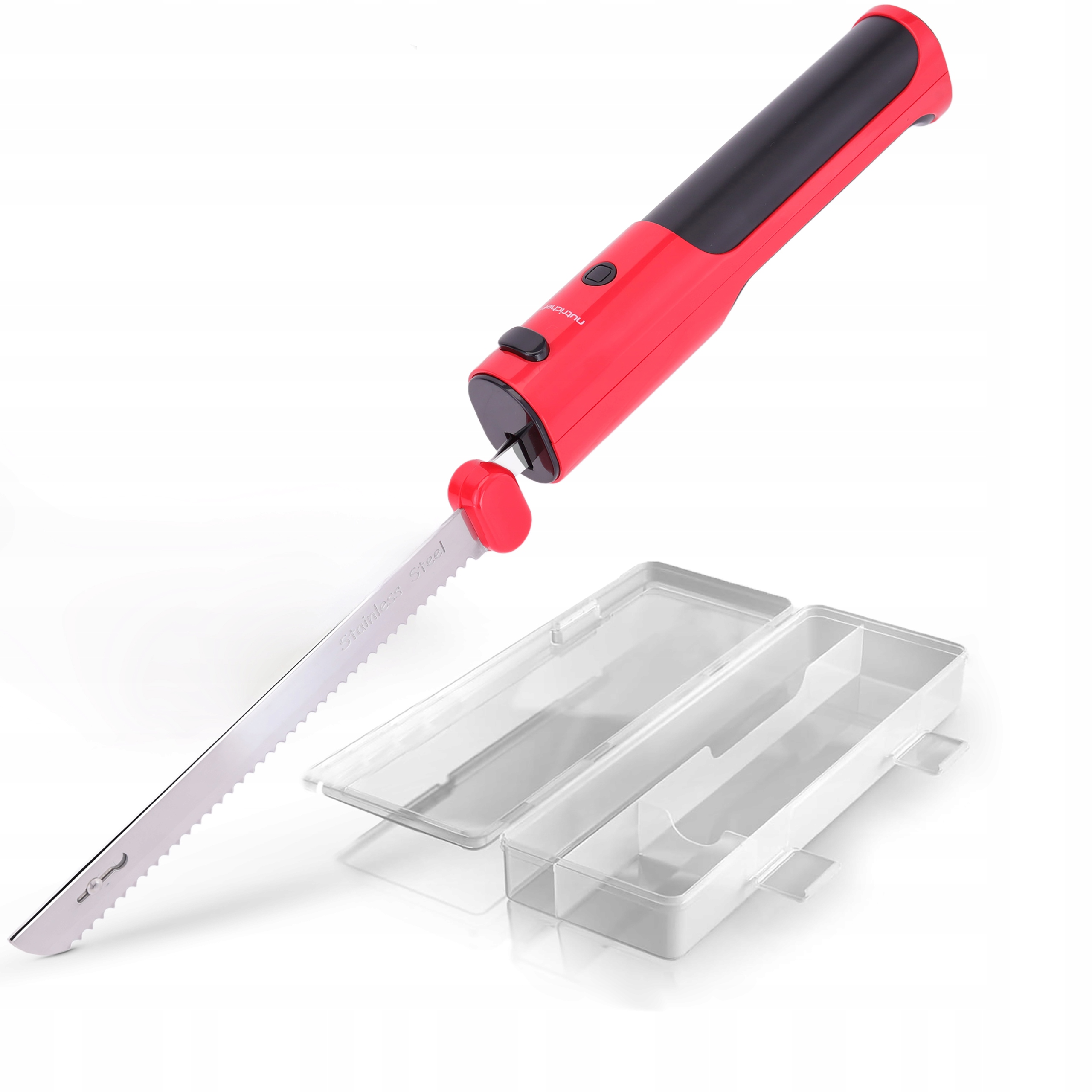Nůž Na Maso A Pečivo Pro Ryby Usb Nabíjení Multifunkční Červený