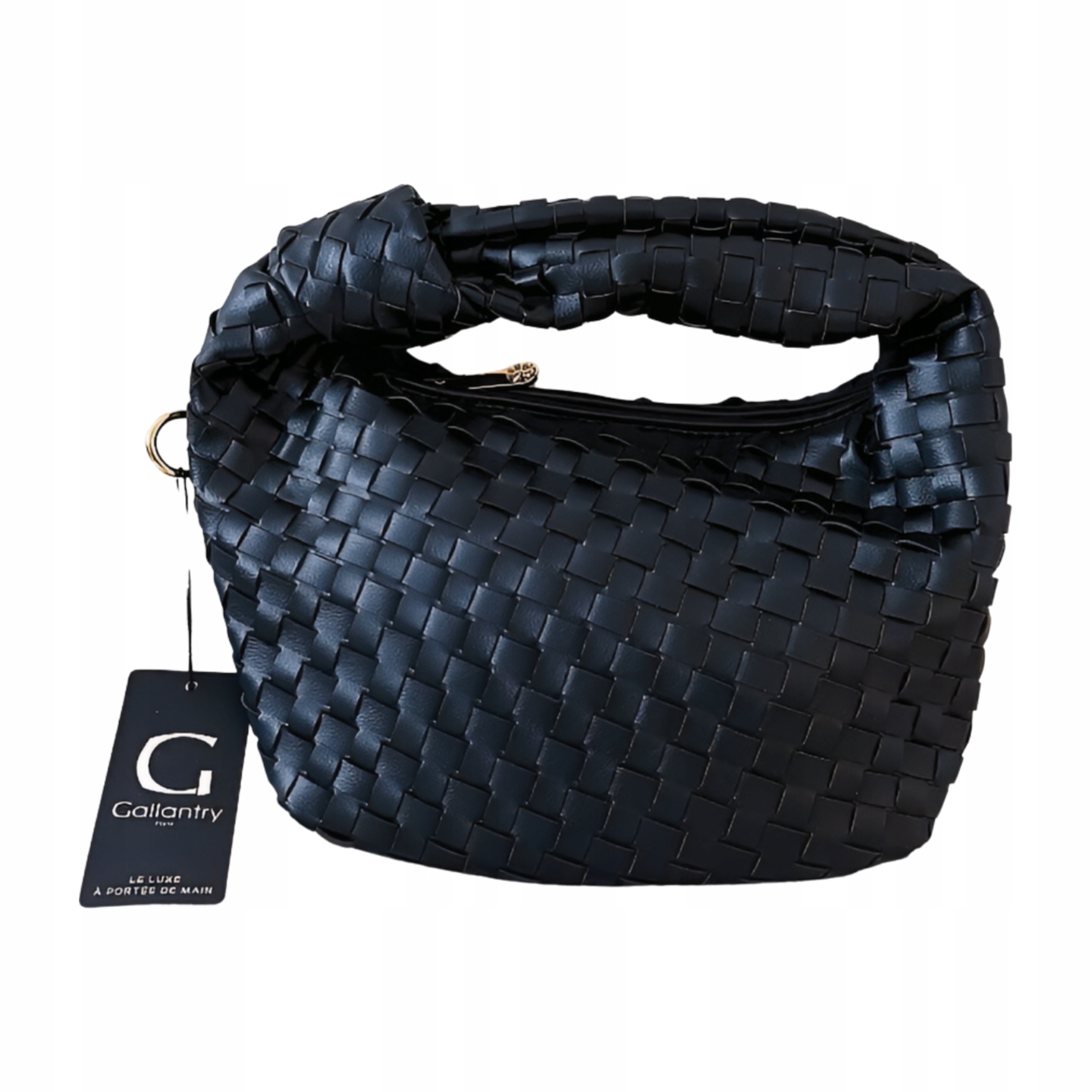 Gallantry kabelka mini shopperka černá pletená