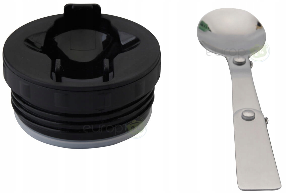 TERMOS OBIADOWY na ZUPĘ ŻYWNOŚĆ 0,75L OBIADOWY kanka 750 ml SREBRNY + ŁYŻKA Linia 1