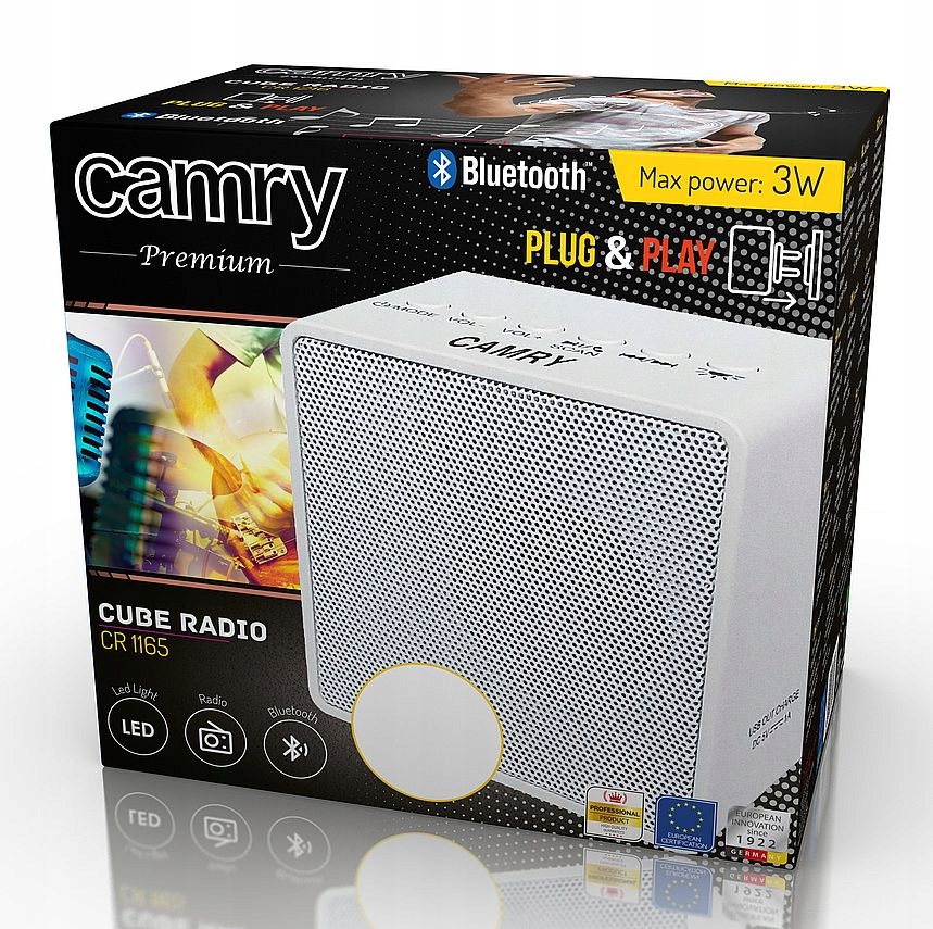 RADIO FM KOMPAKTOWE Z BLUETOOTH ODCZEPIANA WTYCZKA Funkcje inne