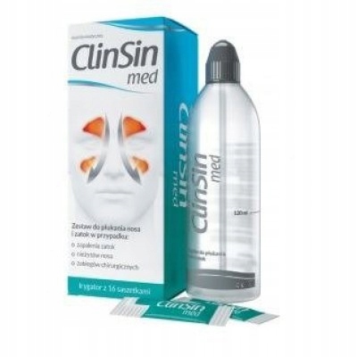 

ClinSin med Irygator z 16 saszetkami- 1 zestaw