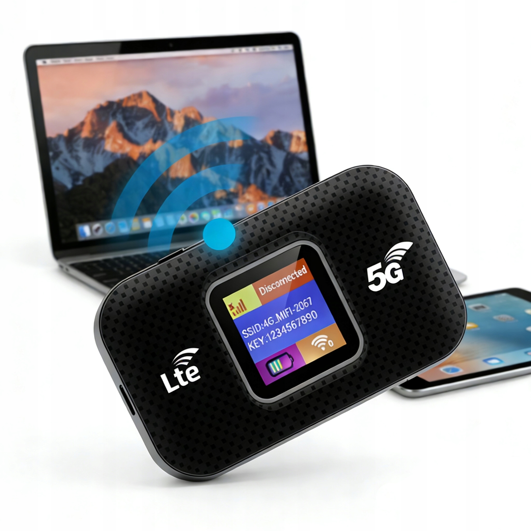 Przenośny mobilny router WiFi 4G/5G Lte WiFi Sim Play Dla 10 Użytkowników