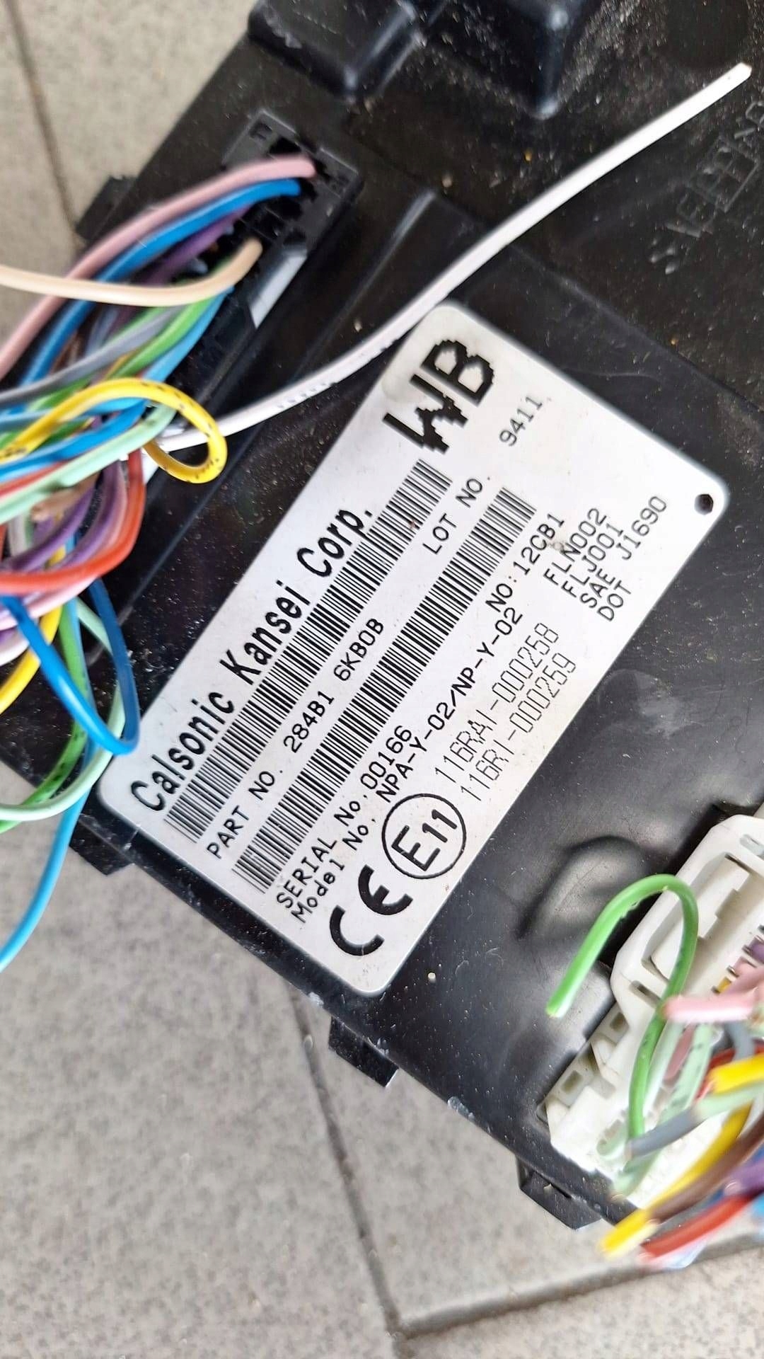 module control unit BSI NISSAN NAVARA IV D23 2.3 DCI 284B16KB0B