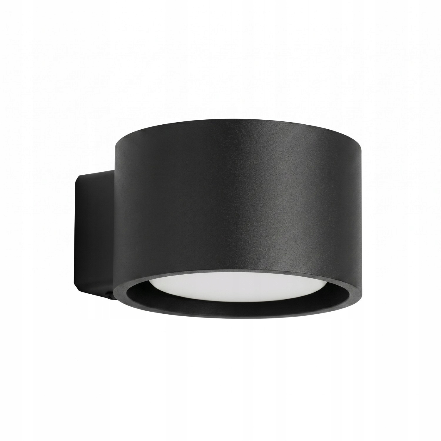 Kinkiet Lampa Ścienna Modo Czarny Okrągły Aluminiowy 1x GX53 na stół Sollux