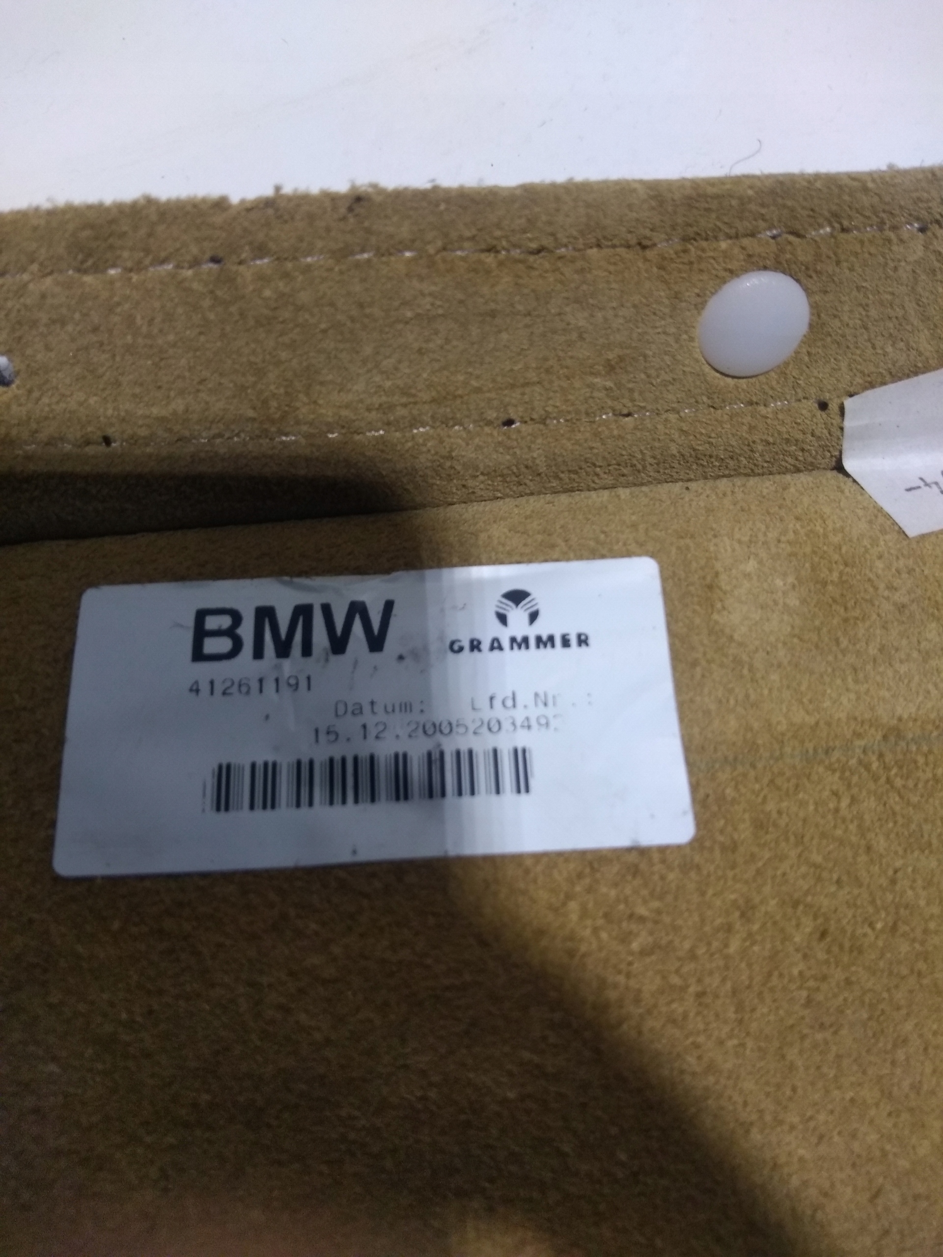 bracciolo posteriore posteriore BMW E65 E66 41261191