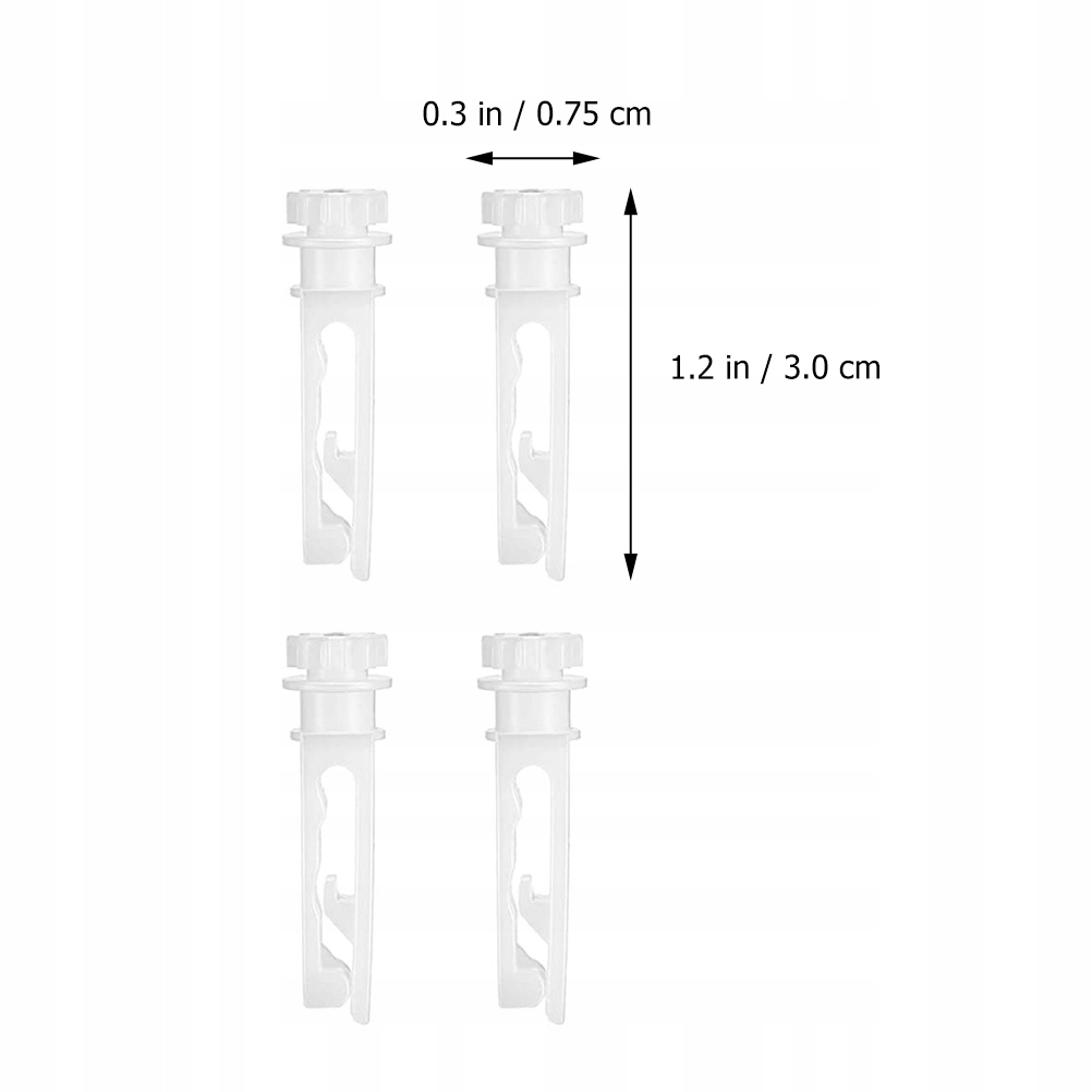 WYTRZYMAŁE HACZYKI DO draperii PROWADNICE DO ZASŁON Rodzaj inny