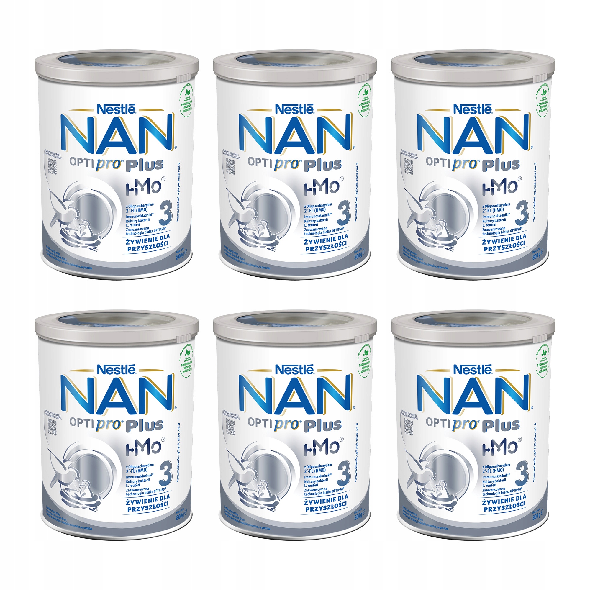 NESTLE NAN OPTIPRO PLUS 3 HM-O 6x800g