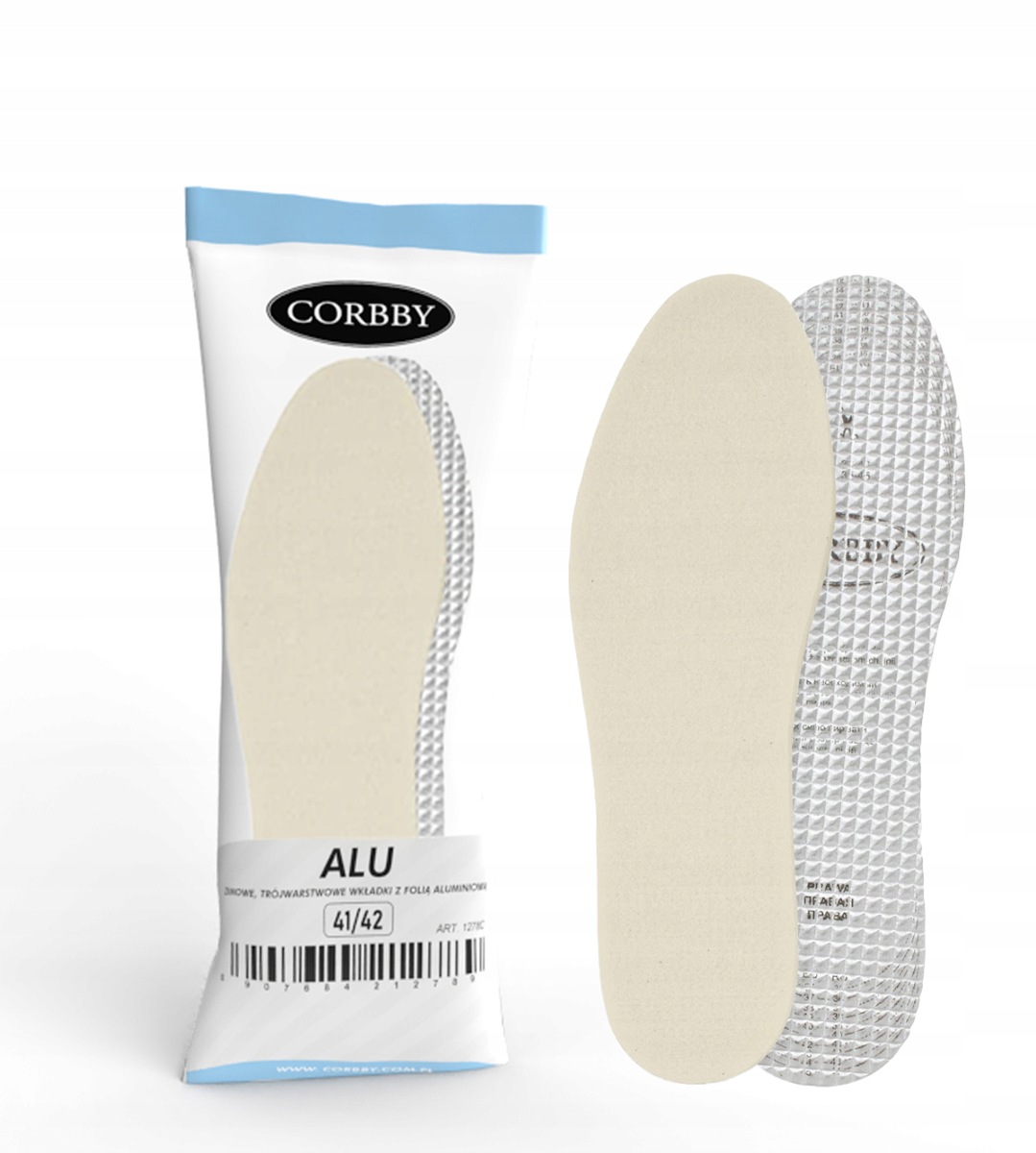 Corbby Alu wkładki Zimowe Z Folią Aluminiową rozmiar 41/42
