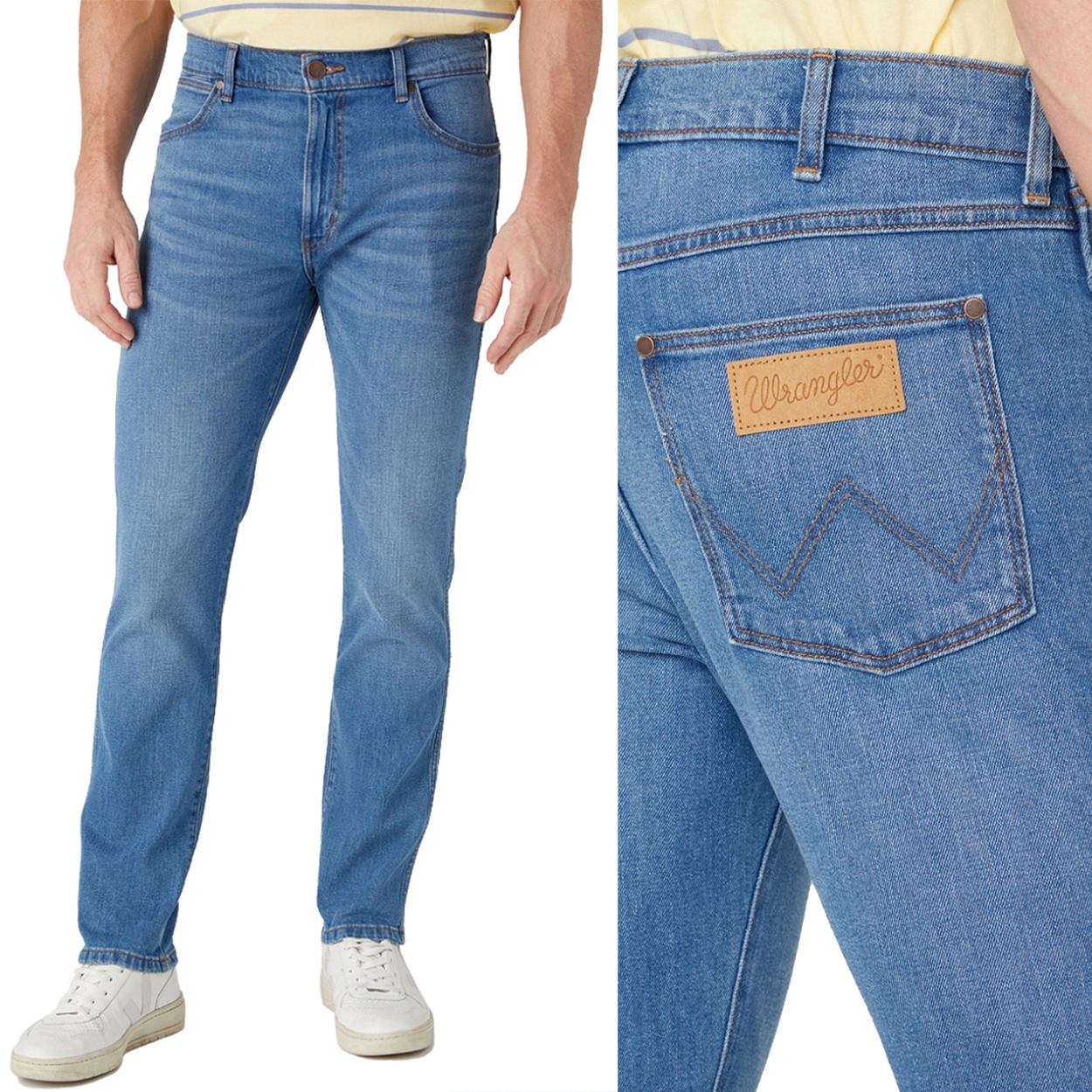 Wrangler Larston slim Vito džíny střihu slim tapered, W32 L34
