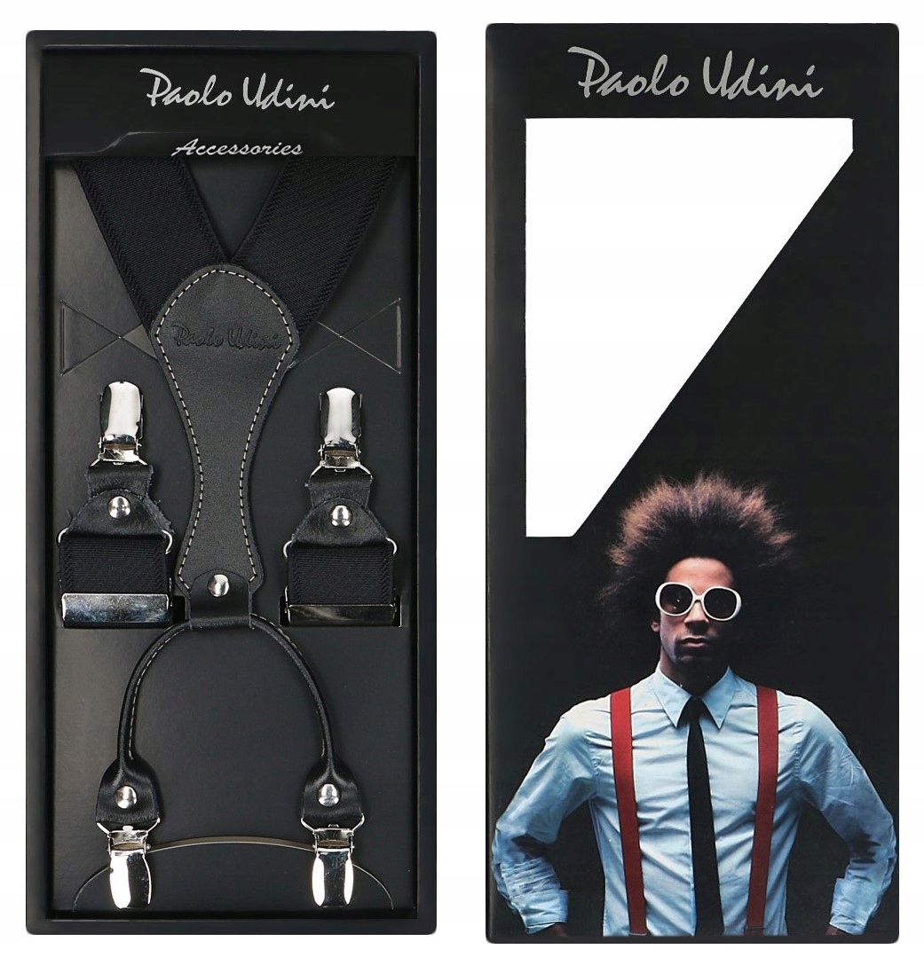 

Czarne Szelki Męskie Do Spodni Orginalne Top-gal!!