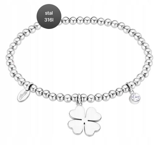 8/56 BRANSOLETKA KONICZYNKA W STYLU LOTUS LS2170