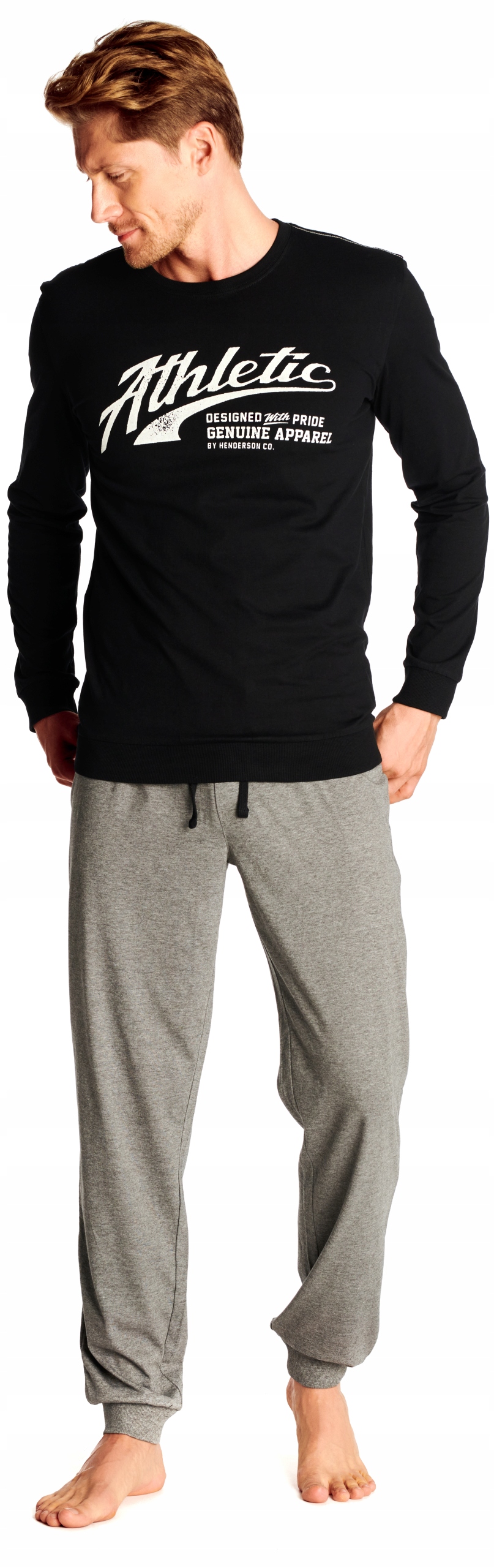 HENDERSON Piżama męska dł.r. OPTIMIST 38376-99 XXL Rozmiar XXL