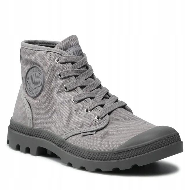 Kotníkové boty Palladium Pampa Hi Gray Flannel 41