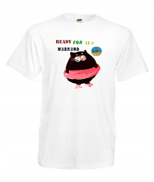 

XXL Koszulka Męska Koty Soft Kitty Śmieszne Wzory