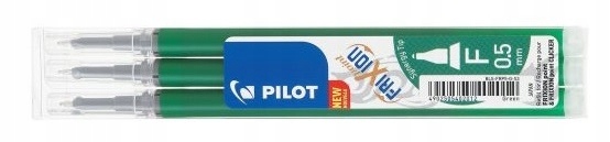 

Wkłady Pilot Frixion Wymazywalne 0,5 Zielone 3szt