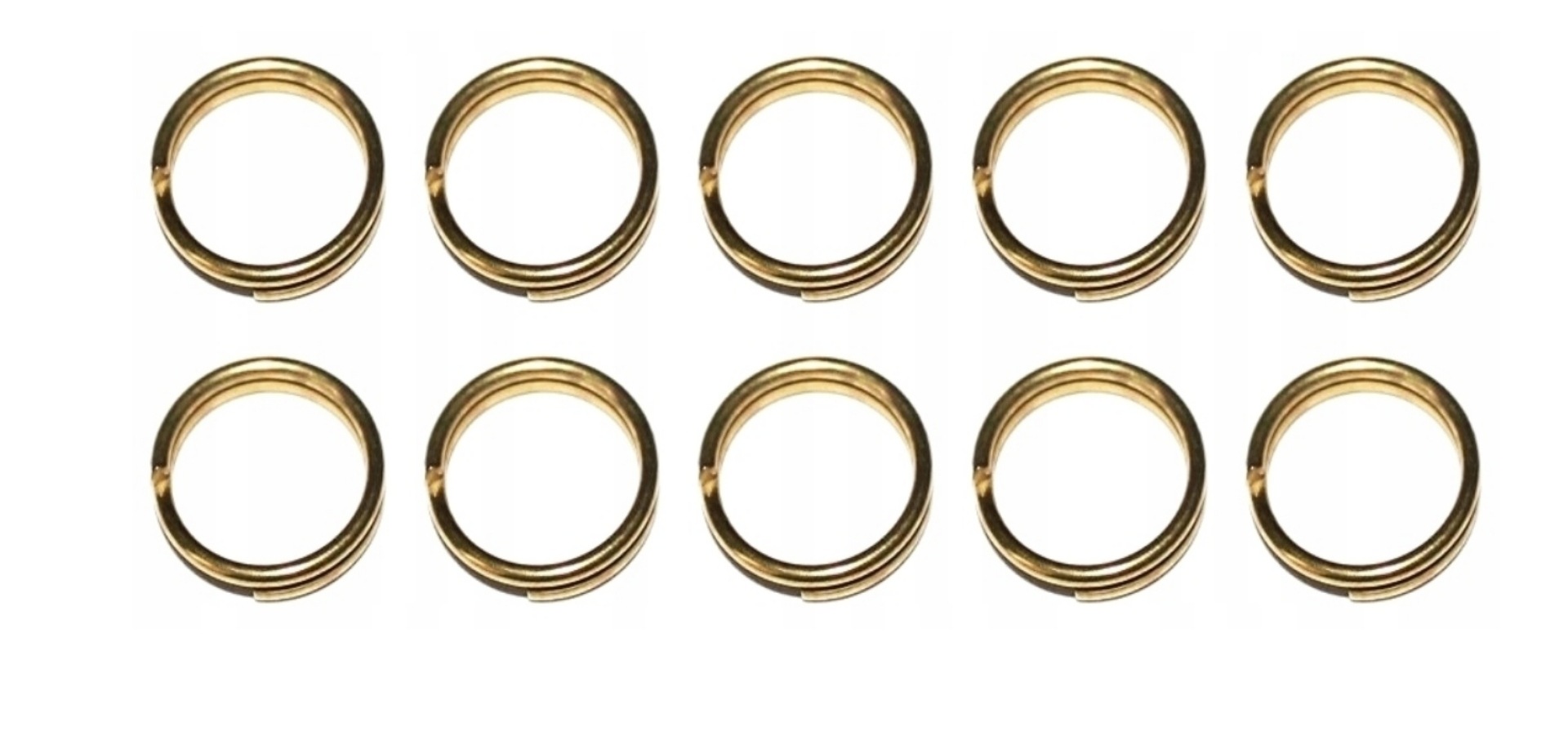 10 x Kółka Łącznikowe Kolor Miedziany Średnica 12mm Strong