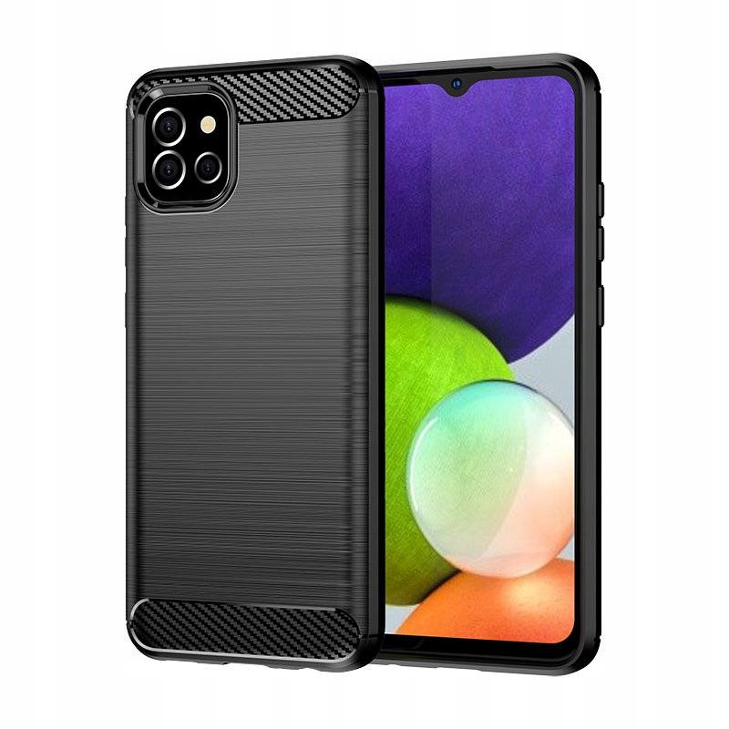 Etui do Samsung Galaxy A03s Carbon Case elastyczne