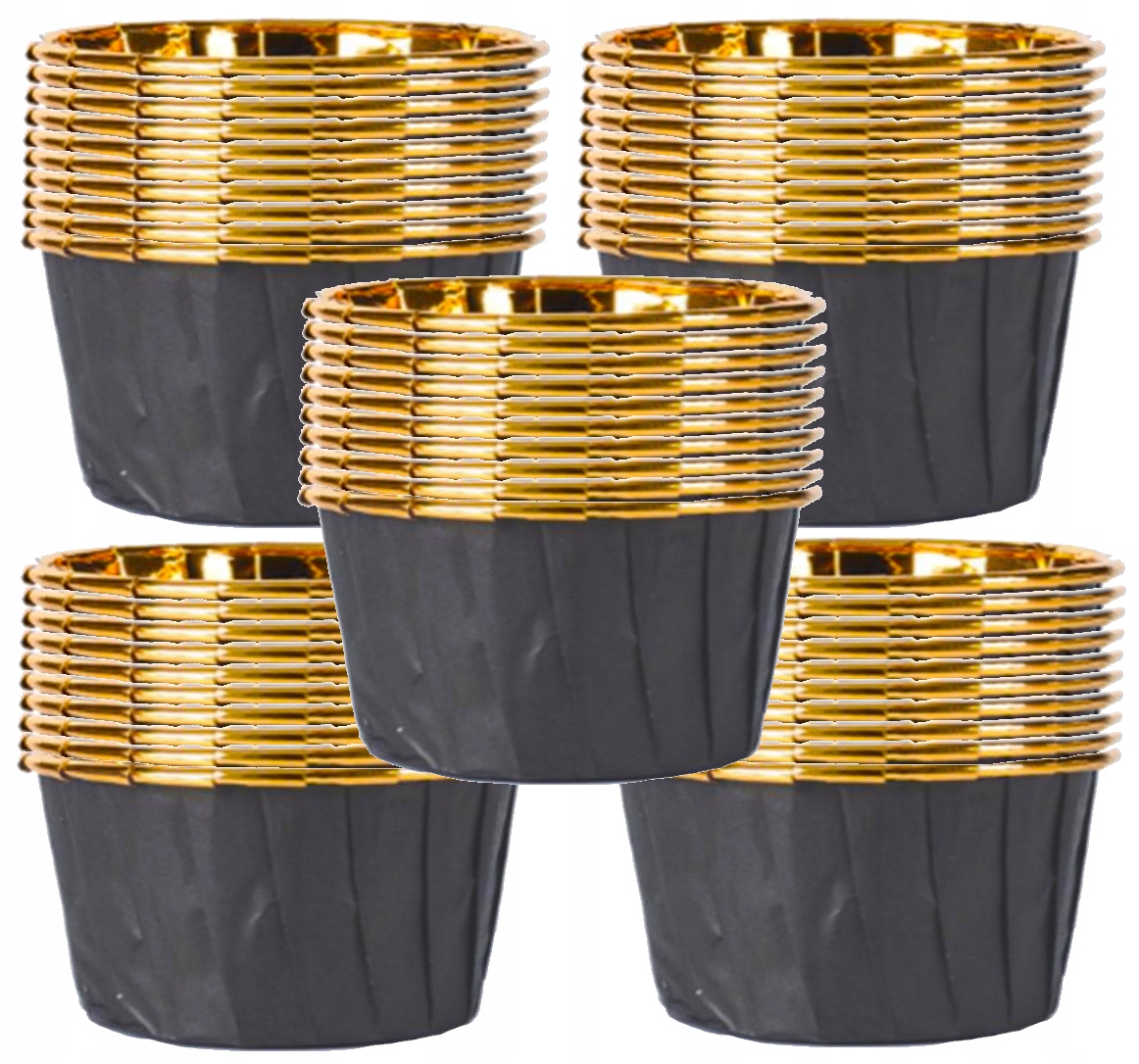 

Papilotki Foremki do Babeczek Muffinek Czarne x50