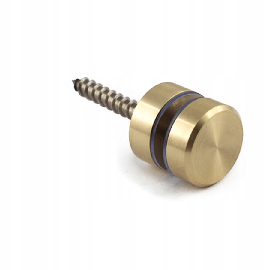 

Złoty uchwyt do szkła fi 30x10mm Mosiądz, dwugwint