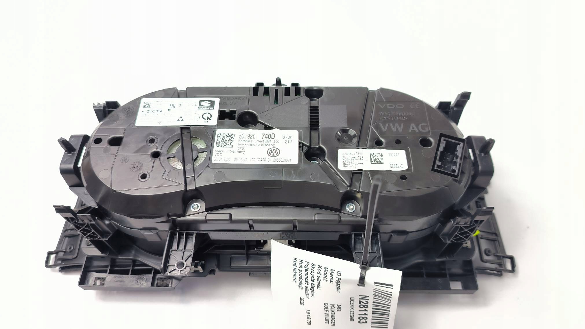 dials clock EU 5G1920740D VOLKSWAGEN GOLF VII LIFT