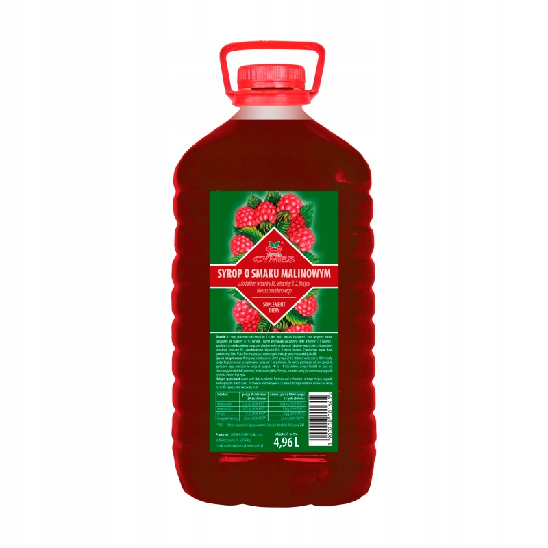 Victoria Cymes Syrop o smaku malinowym 6,5 kg