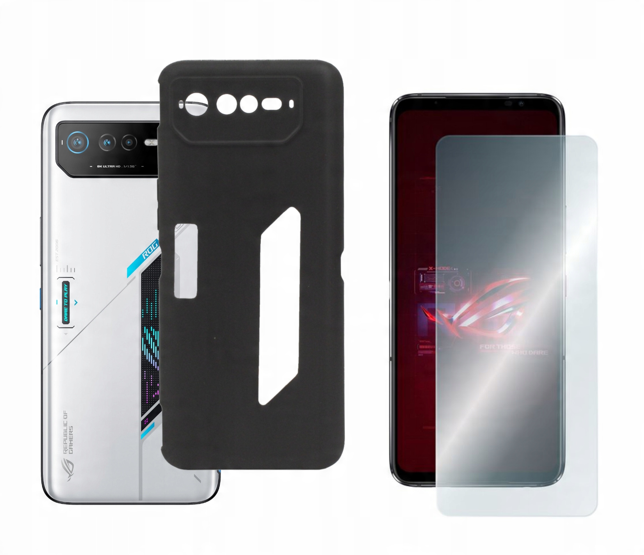 

Etui Jelly do Asus Rog 6/6 Pro 5G czar Matt+szkło