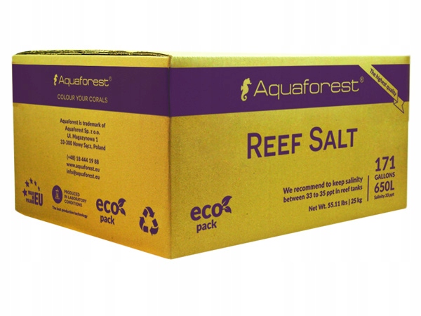 Aquaforest Reef Salt 25kg - sól morska