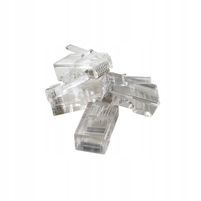 Wtyki Komp Rj45 Cat5E Męskie 4 szt