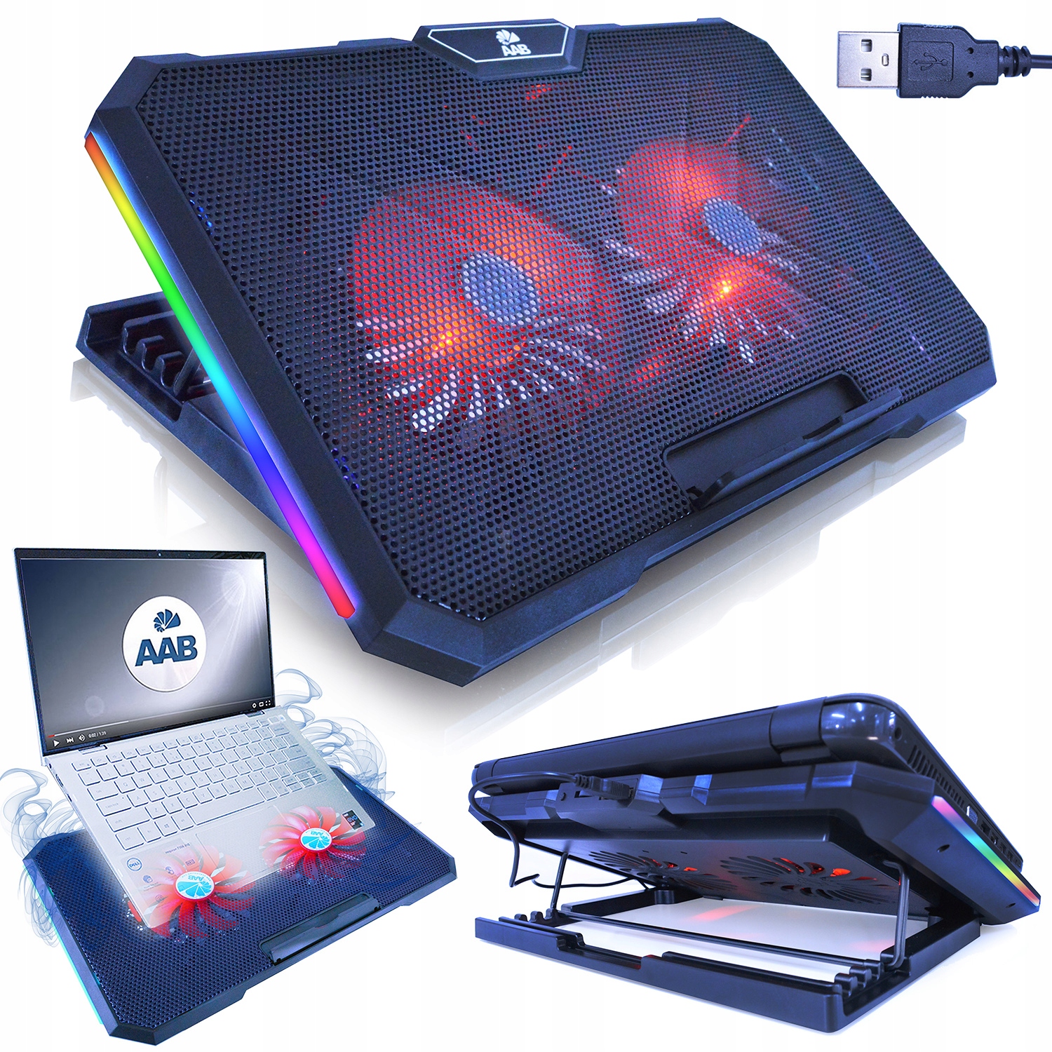

Podkładka Chłodząca Podstawka Pod Laptopa 10-17''