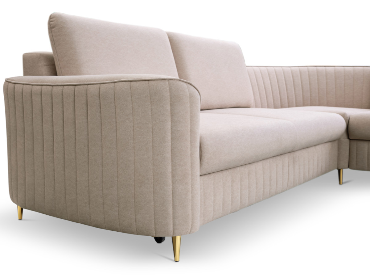 Exkluzivní Rohová Sedací Souprava 251×251 Šuplík na Povlečení funkce Vero LN08 O-sofa