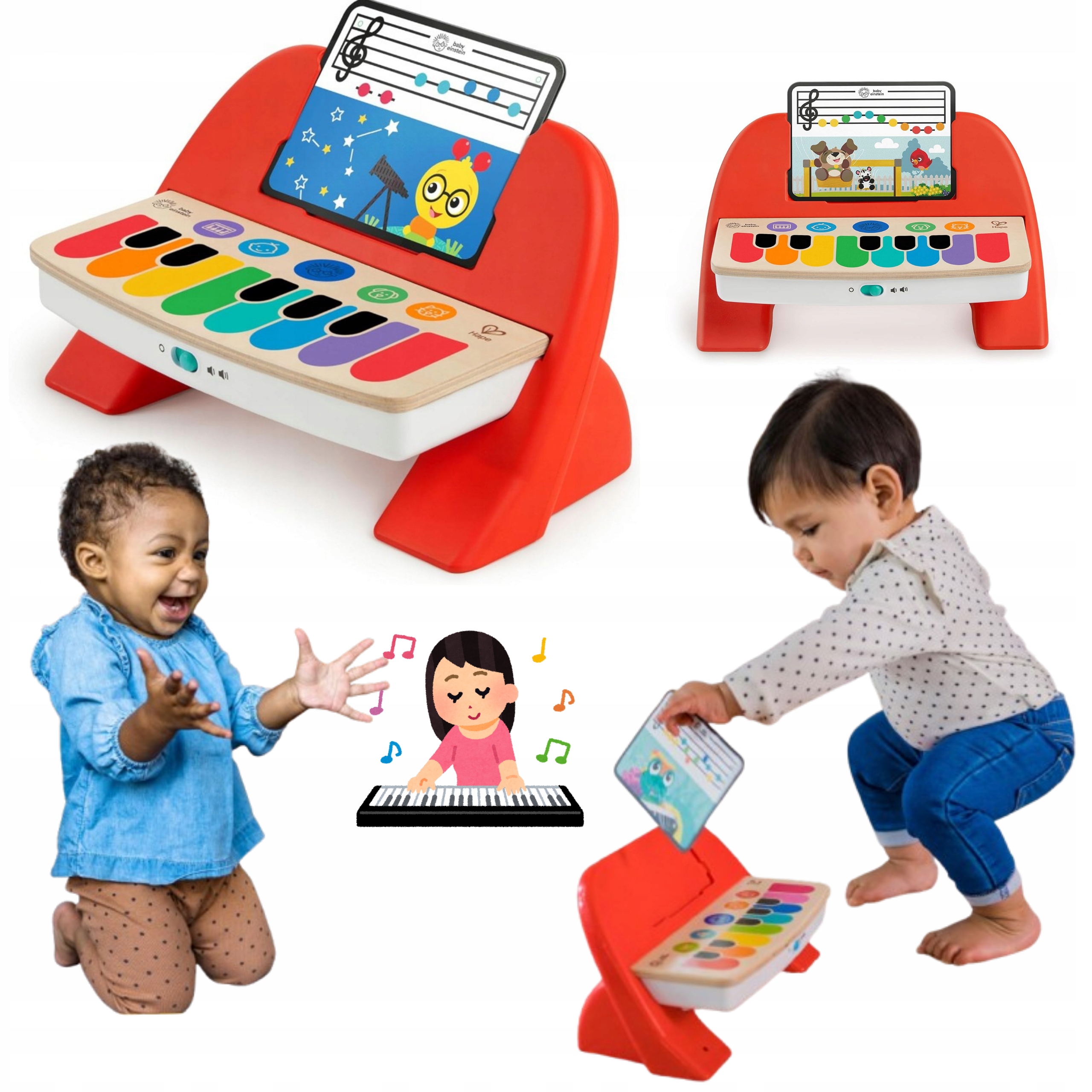 Baby Einstein Magic Touch Piano 6m+ – ROZWIJA SŁUCH I KREATYWNOŚĆ