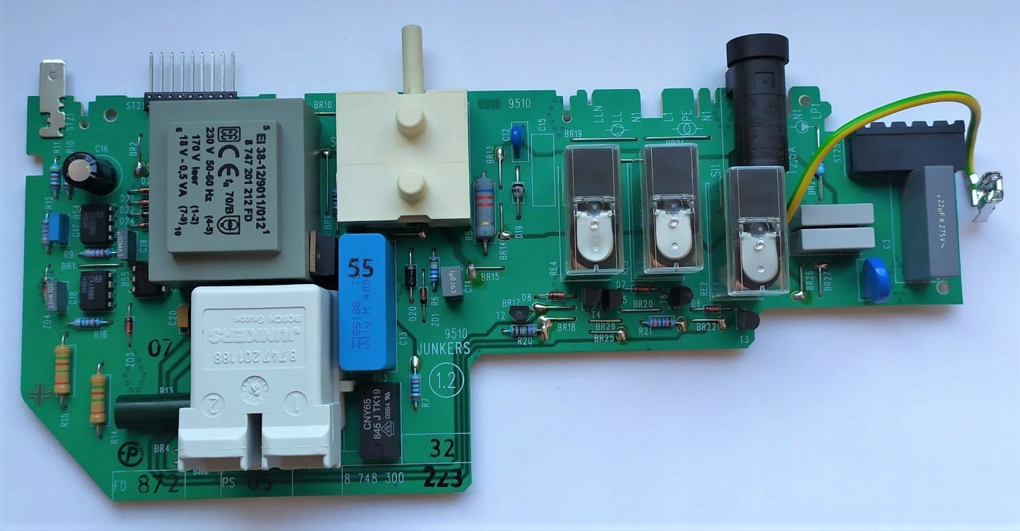 Junkers základná doska kotla 8748300158