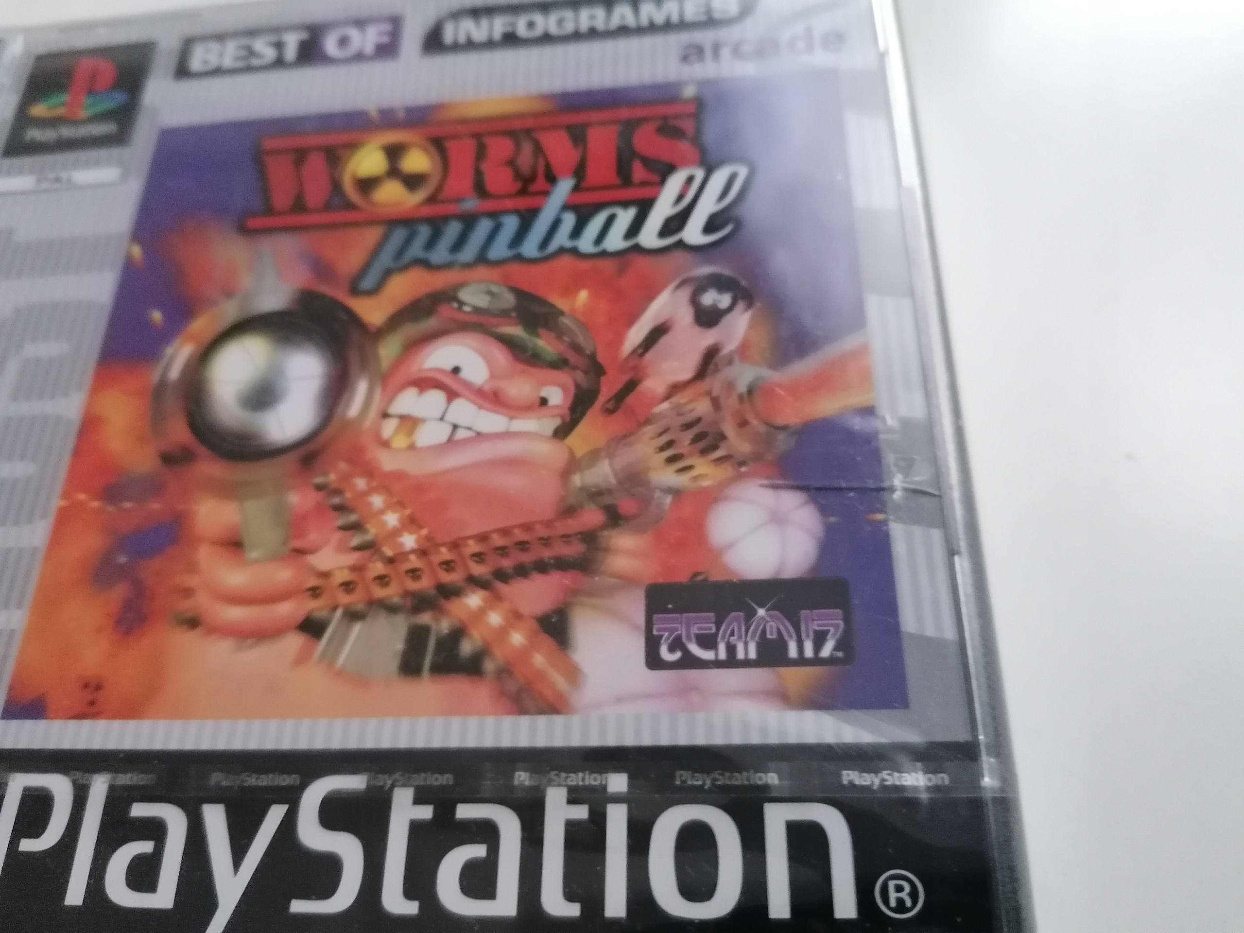 ВОРМС ПИНБОЛ PS1 PSX НОВА ФОЛИЯ Название ВОРМС ПИНБОЛ