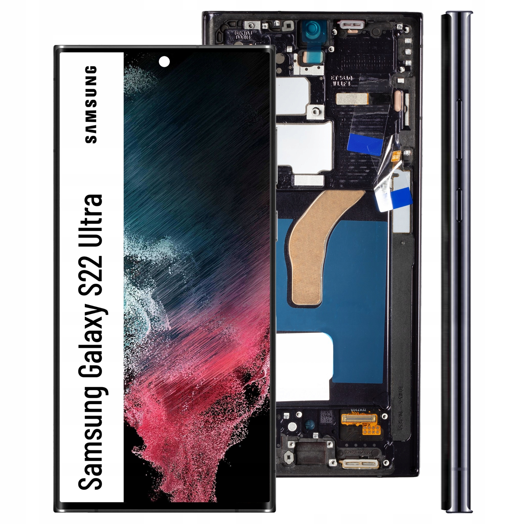 Displej s rámčekom pre Galaxy S22 Ultra Incell Display Panel LCD čierny