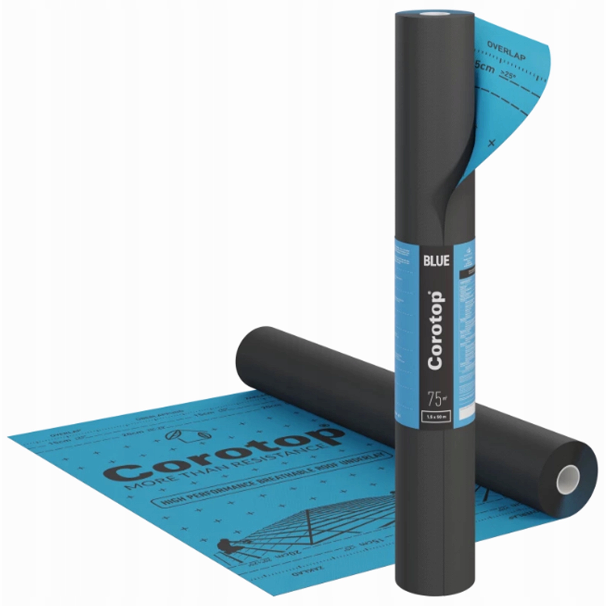 Střešní Membrána Corotop Blue 140 g/m2 15 mb (22,5 m2)