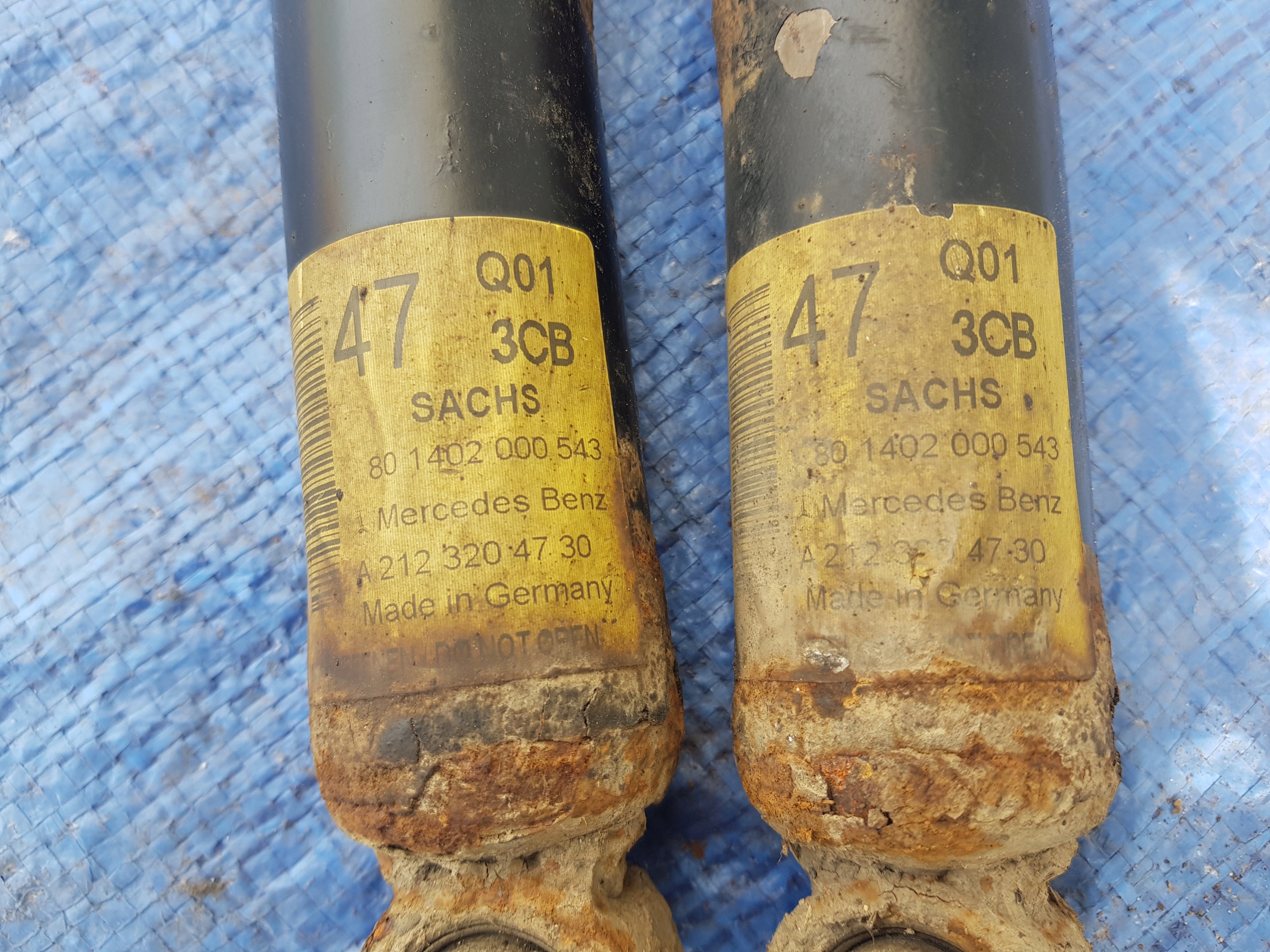 shock absorber rear part left right MERCEDES W212 KOMBI