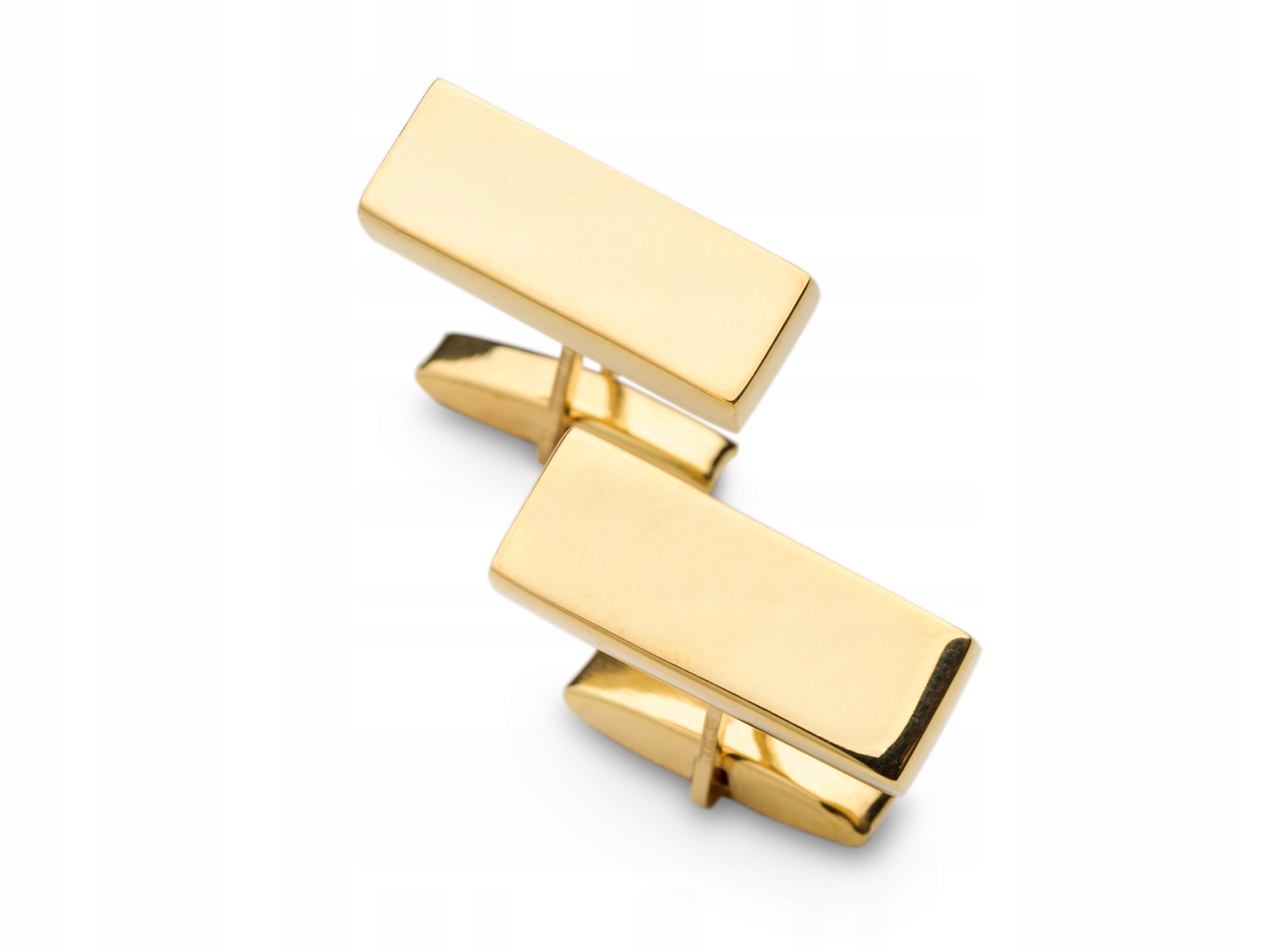 

Spinki pozłacane do mankieków - pudełka prostokąty