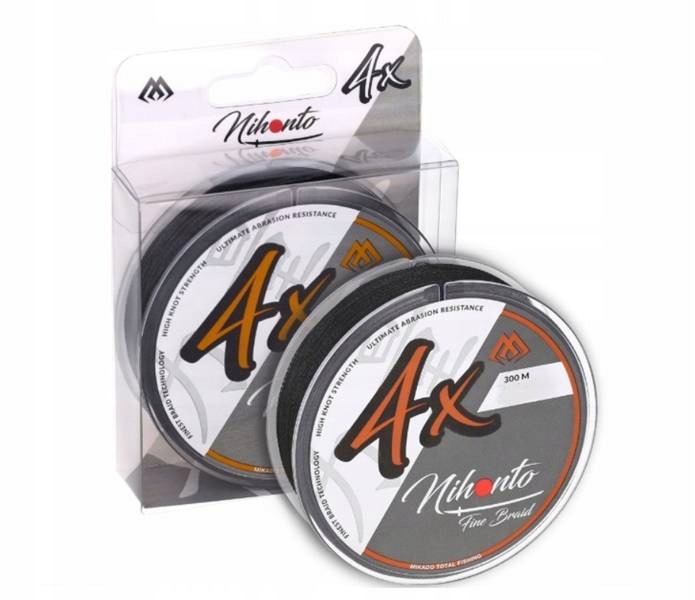 Plecionka Nihonto Fine Braid 045 Black 300M