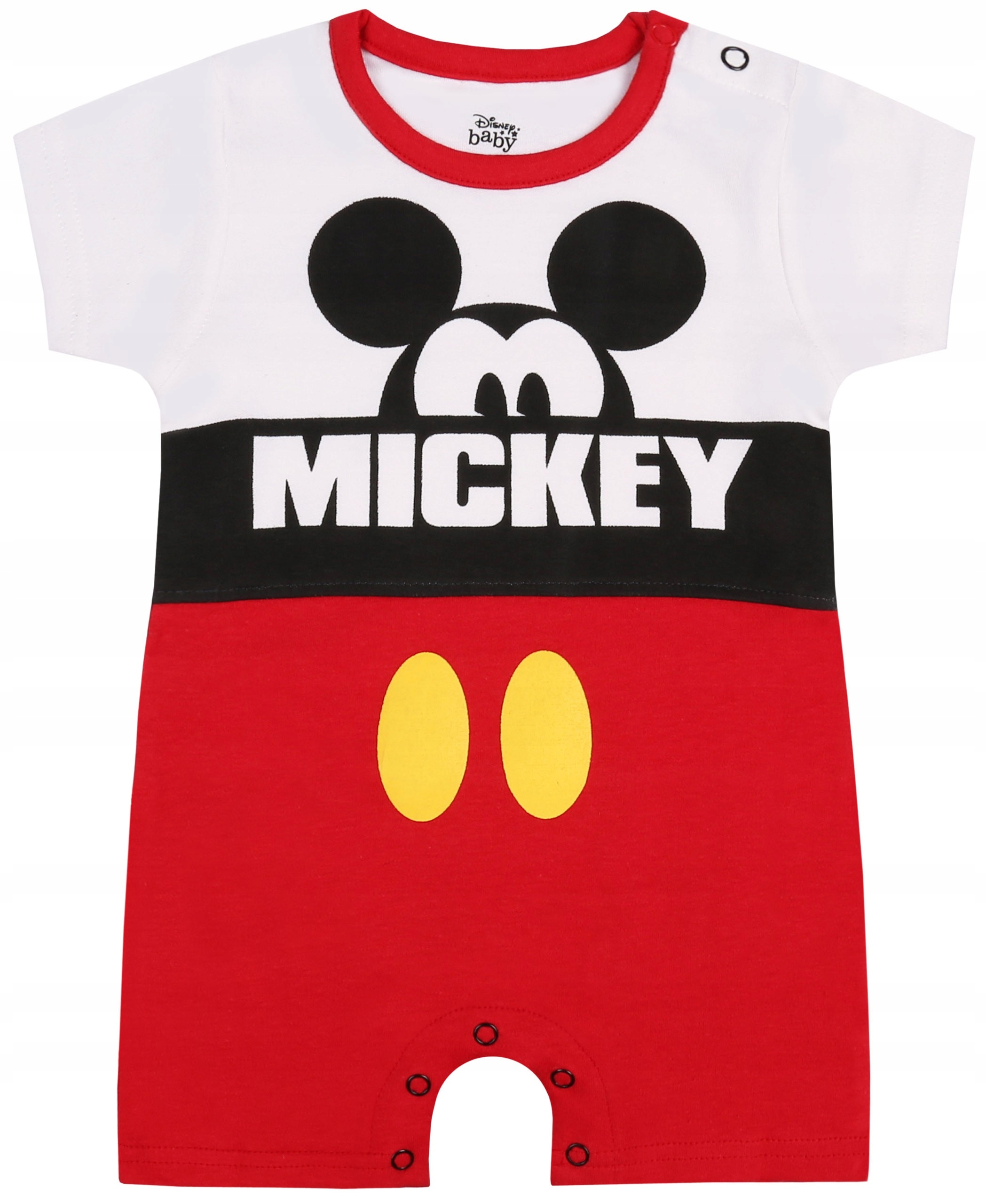 

Biało-czerwony rampers z Myszką Mickey 62 cm