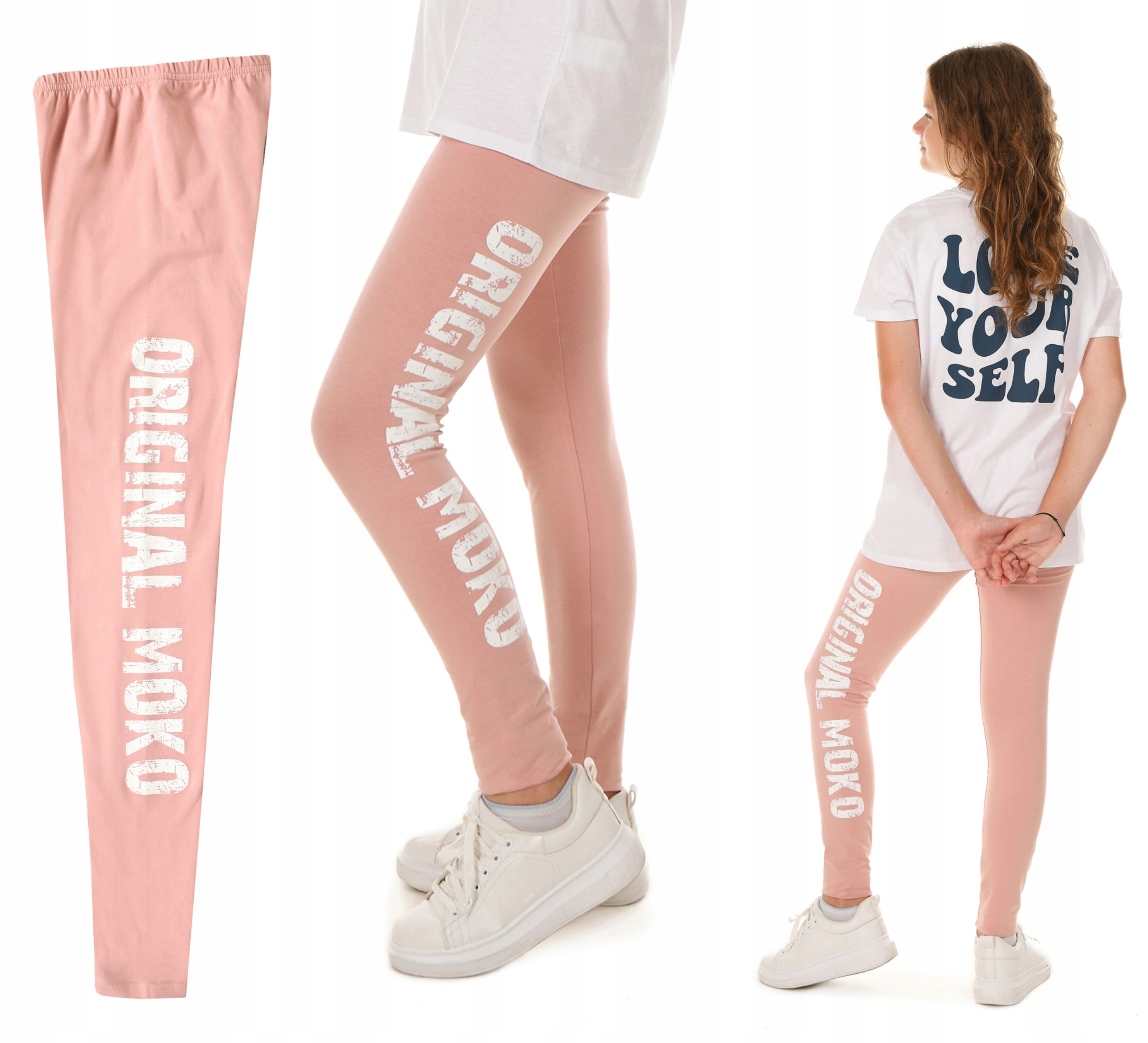 

Legginsy getry nadruk Original Moko r.158 Prod.PL