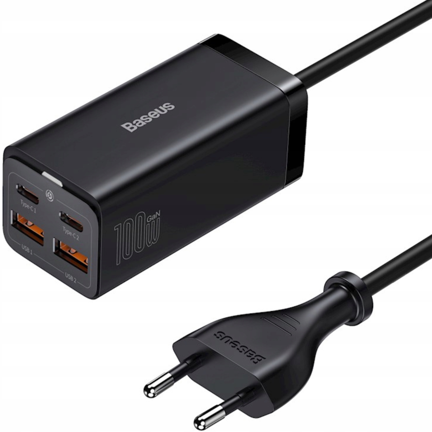 Síťová nabíječka Baseus GaN3 Pro 100W 2x Usb-c 2x Usb-a rychlá GaN výkonná
